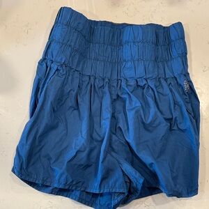 Stylish Blue Women's Athletic Shorts